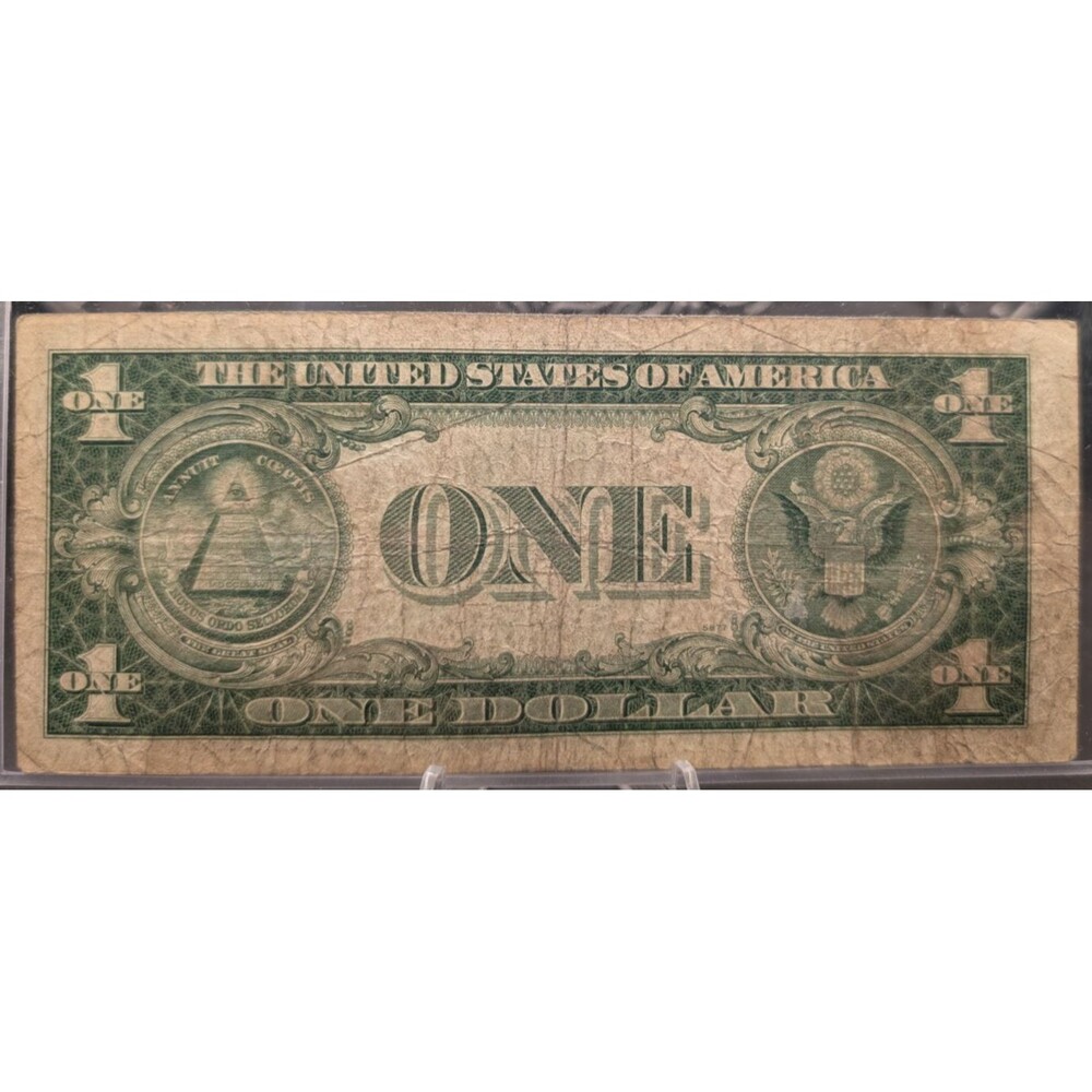 1935‑E $1 Silver Certificate • “Godless” Note • Q90335556G • UMM Finds - Picture 2 of 6